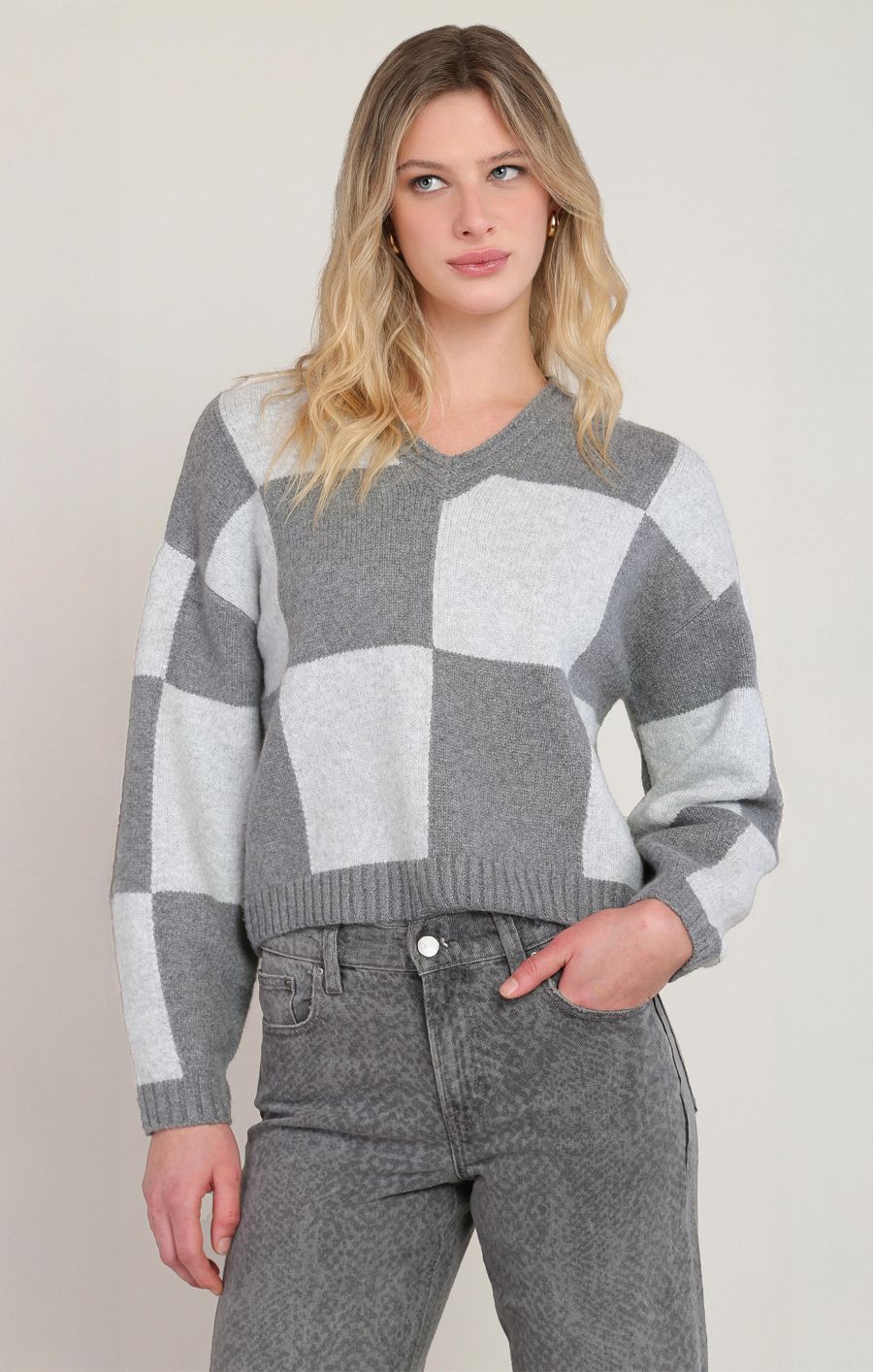 Chandail tricot v neck - 2827050 D - Dex