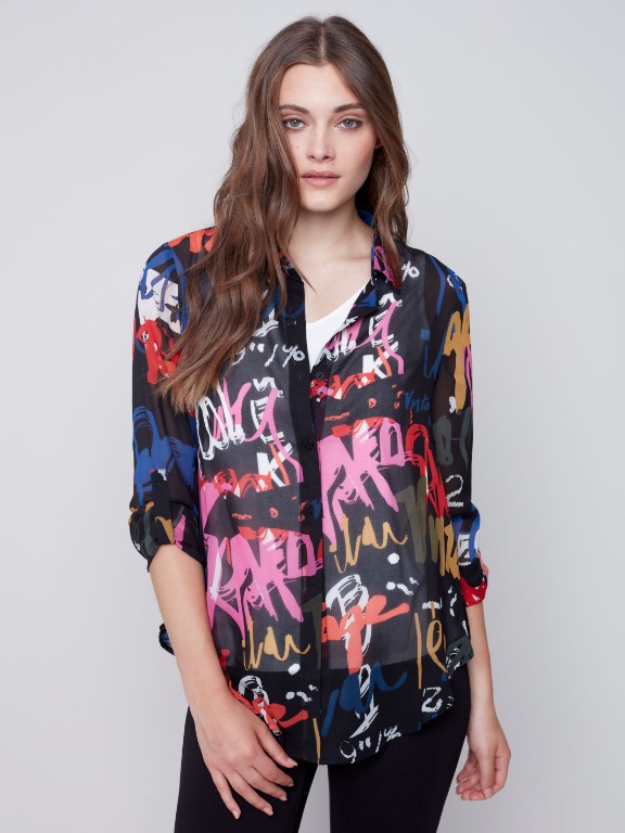 BLOUSE M.L. ÉCRITURES FUNKY