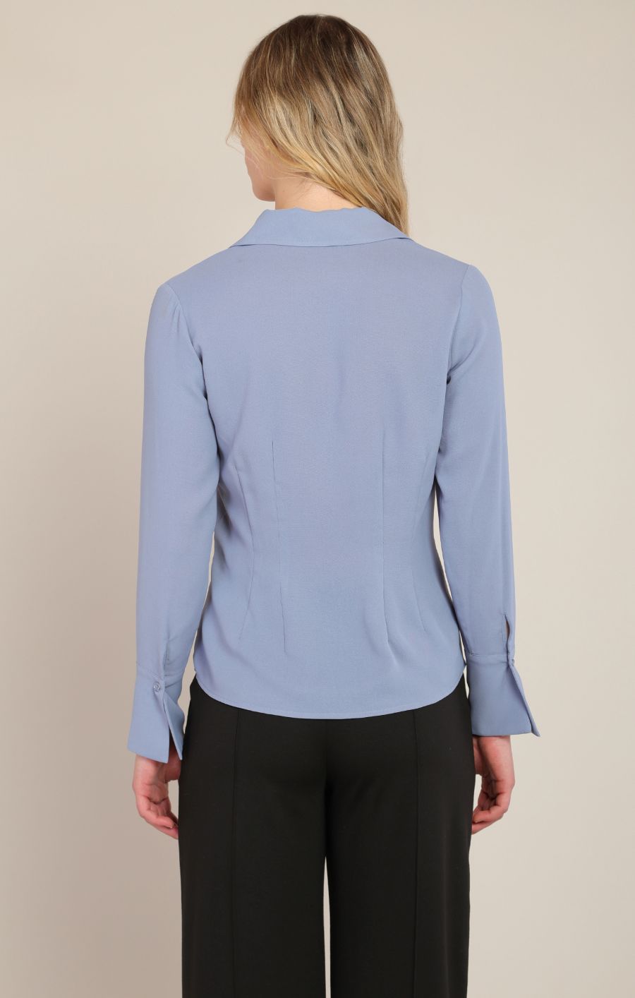 Blouse fluide unie