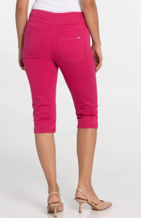 JEANS CAPRI COULEUR TRICOTTINE LIETTE