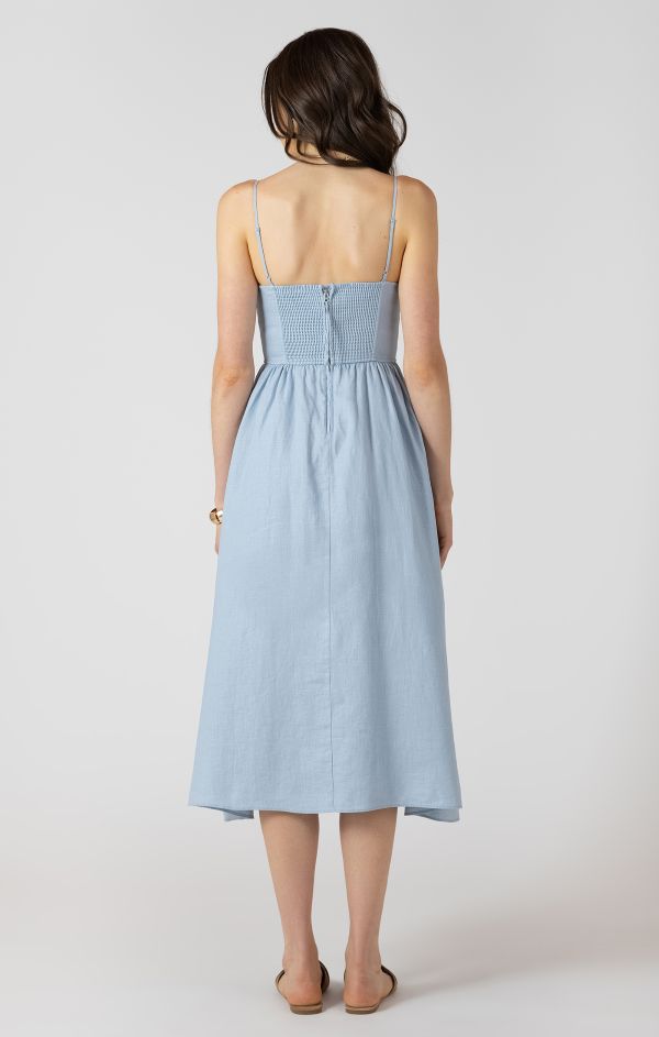 Robe maxi style lin