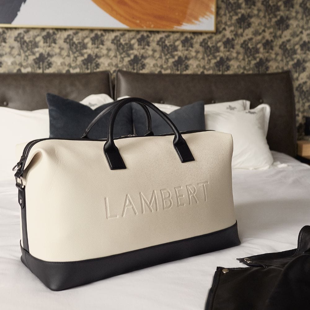 Sac de voyage fourre-tout en cuir vegan 