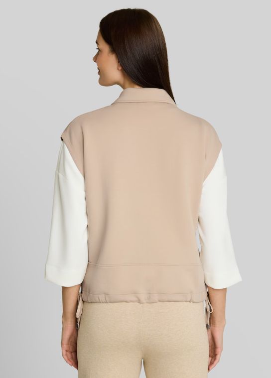 Veste sans manche à col