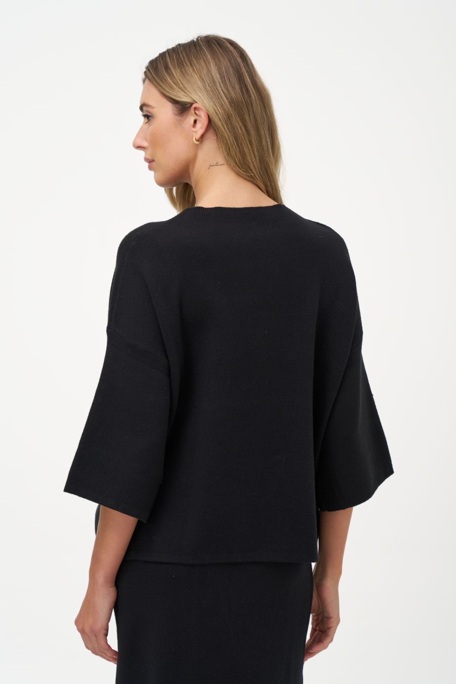 Chandail tricot ligne devant