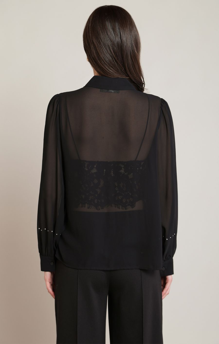 Blouse à studs - 2823726 T - Black Tape