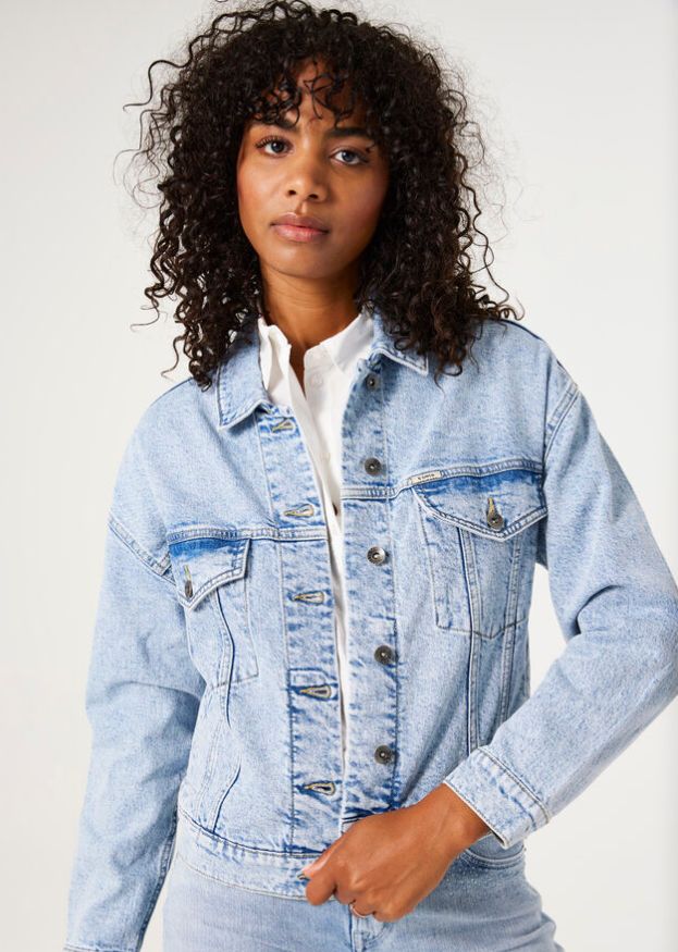 Veston jeans court oversized - 705 - Garcia
