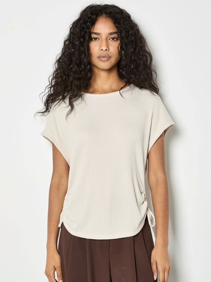 Camisole tissu texturé - X182343 - Apricot