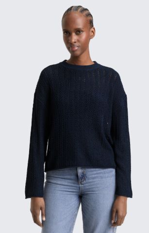 Chandail tricot ajouré - 1050376 - Tom Tailor