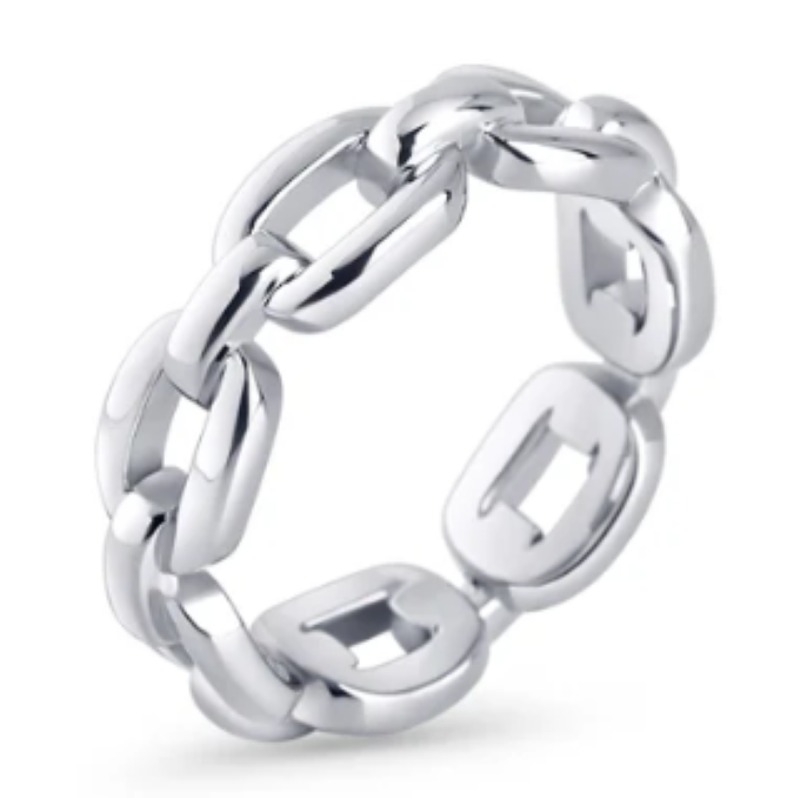 Bague Taylor effet chaine - T125R007 - Mia Bijoux
