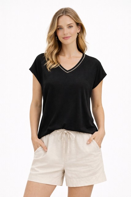 T-shirt insertion crochet