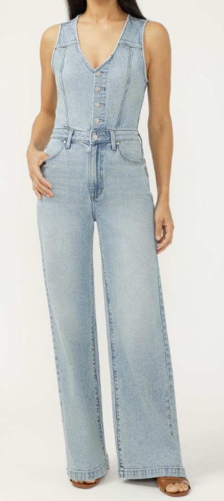 Jumpsuit jambe large - L70905HDR291 - Silver Jeans