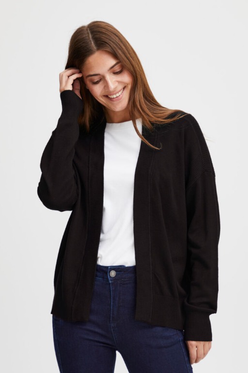 CARDIGAN TRICOT OUVERT UNI