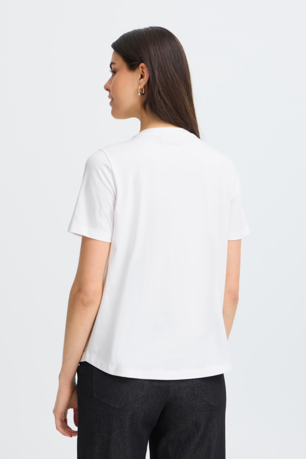 T-shirt col rond - 20618507 - Fransa