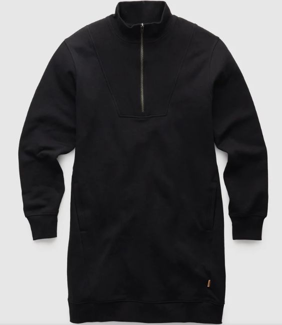 Robe tunique col montant