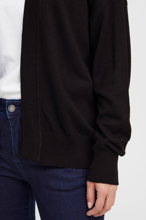 CARDIGAN TRICOT OUVERT UNI