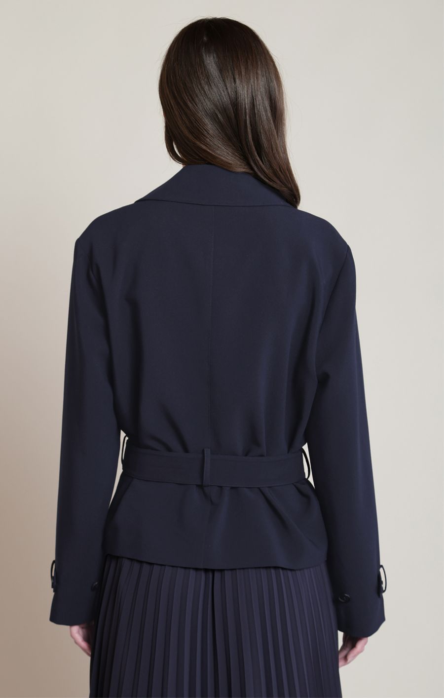 Manteau trench court - 2829501 T - Black Tape
