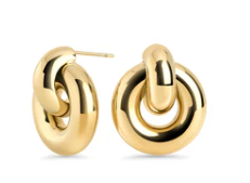 Boucle d'oreille tige Créoles Aven - T325E004 - Mia Bijoux