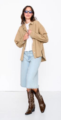 Veston jeans oversized - 90520 - 24 Colours