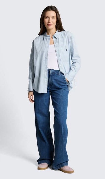 Blouse poplin ample - 1049800 - Tom Tailor