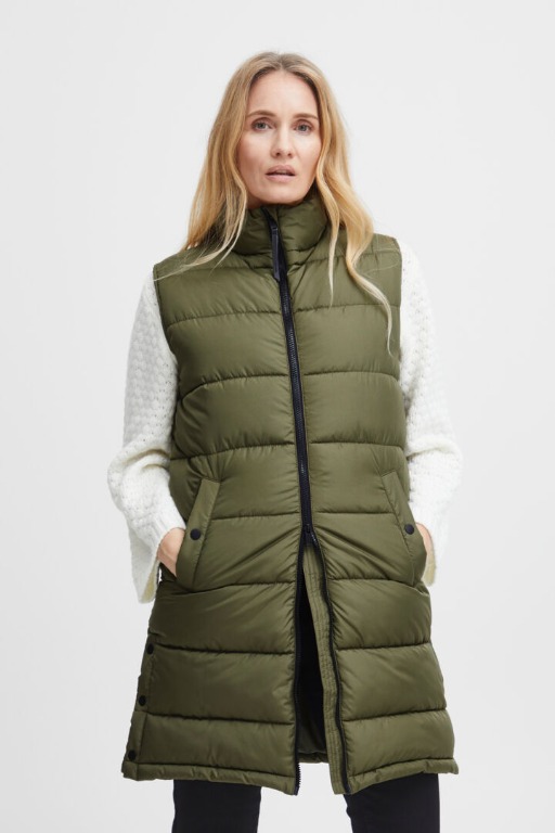 VESTE SANS MANCHES LONGUE