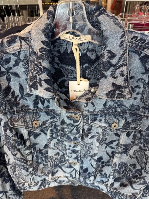 Veste jeans imprimée - C6395/439C - Charlie B