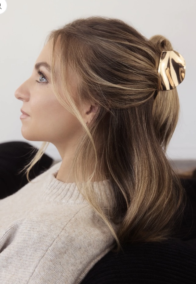 Pince à cheveux en métallique Ludi