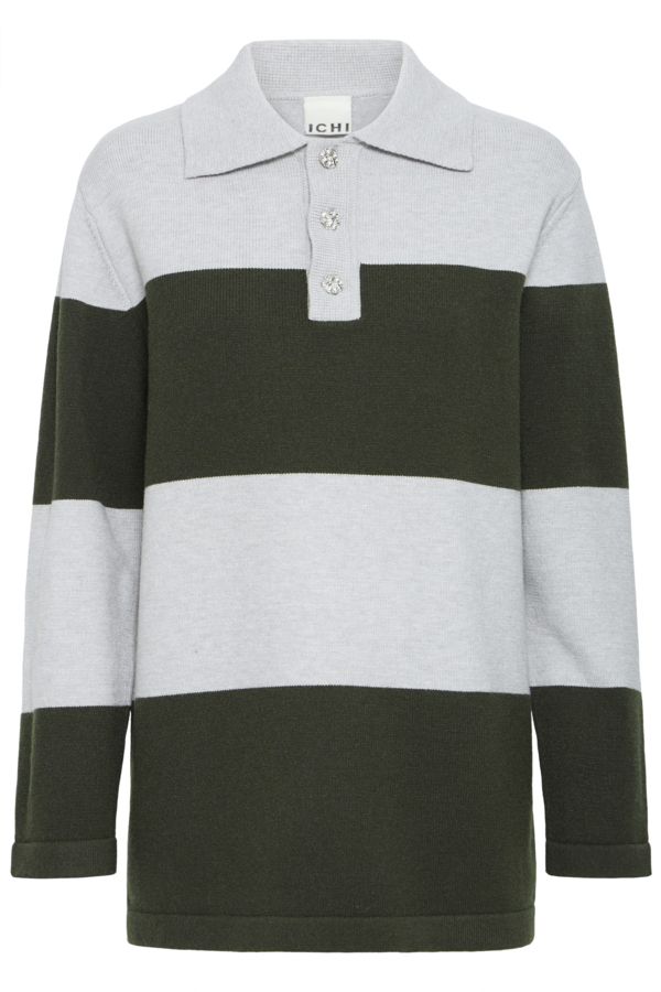 Chandail polo rayure
