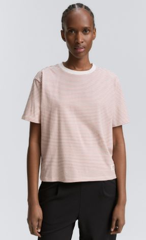 T-shirt boxy ligné - 1047845 - Tom Tailor