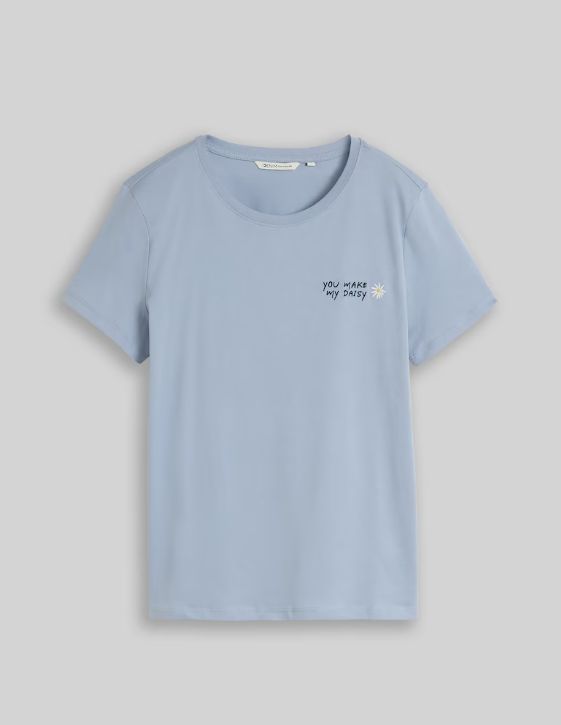 T-shirt avec petite broderie - 1051427 - Tom Tailor