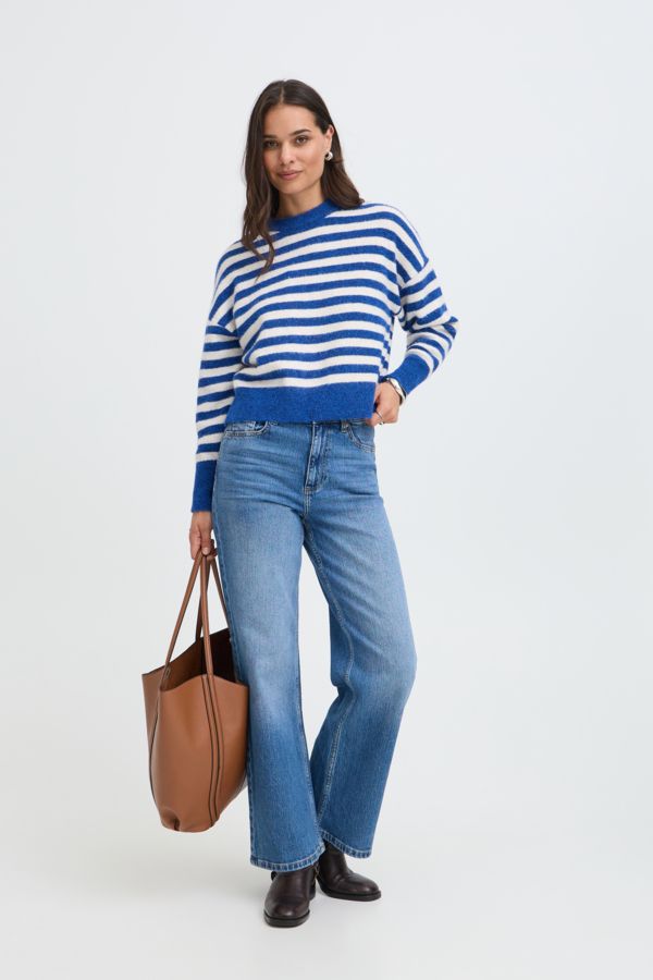 Chandail tricot col rond