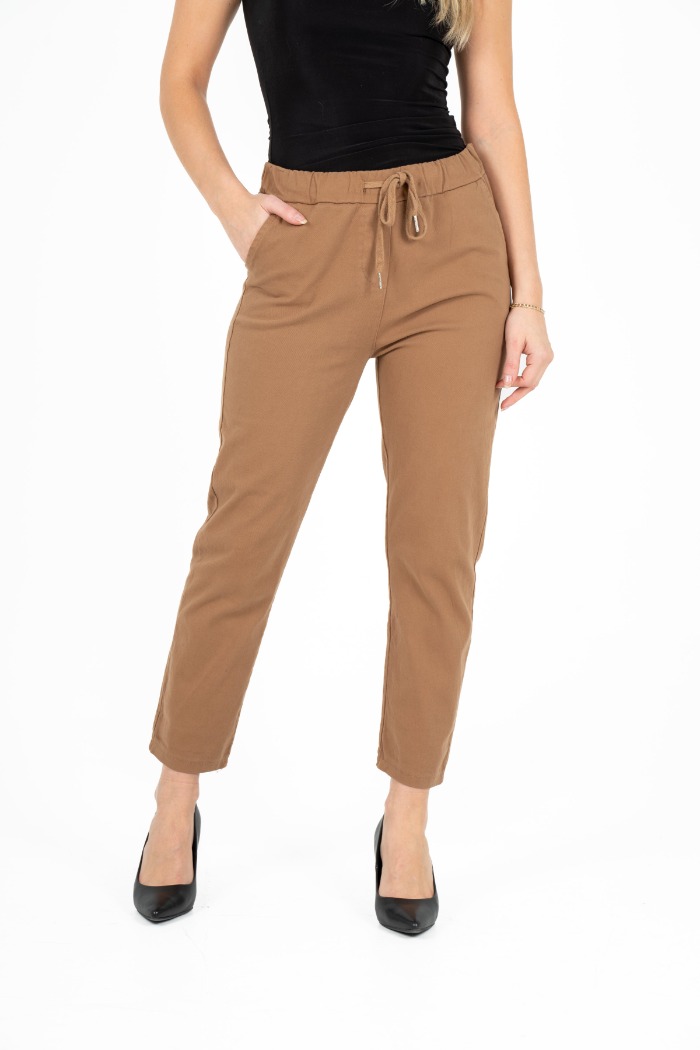 Pantalon coton droit