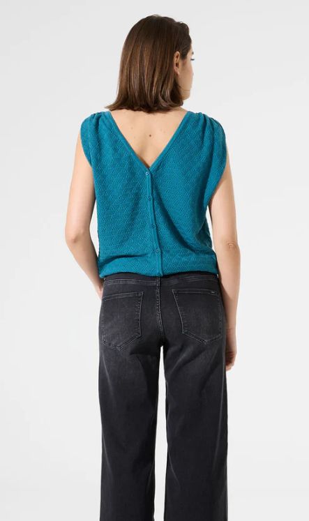 Débardeur tricot coton réversible