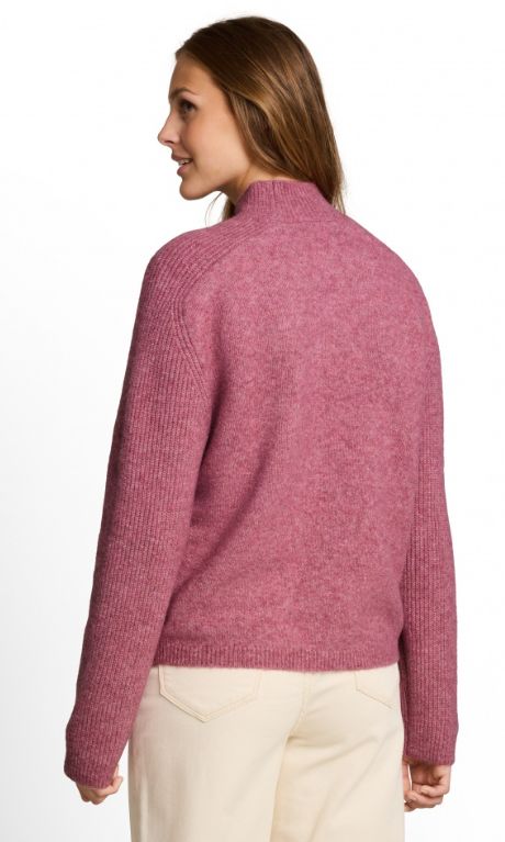 Chandail tricot col montant