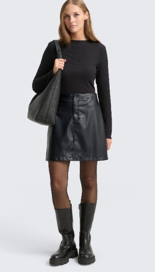 Jupe simili-cuir