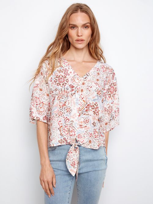Blouse imprimée - C4651P/634A - Charlie B