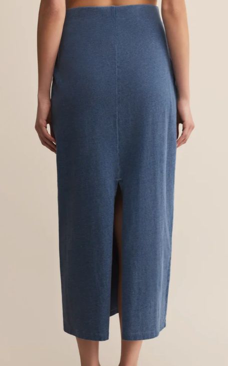 Jupe midi en jersey de denim - ZK253838 - Z Supply