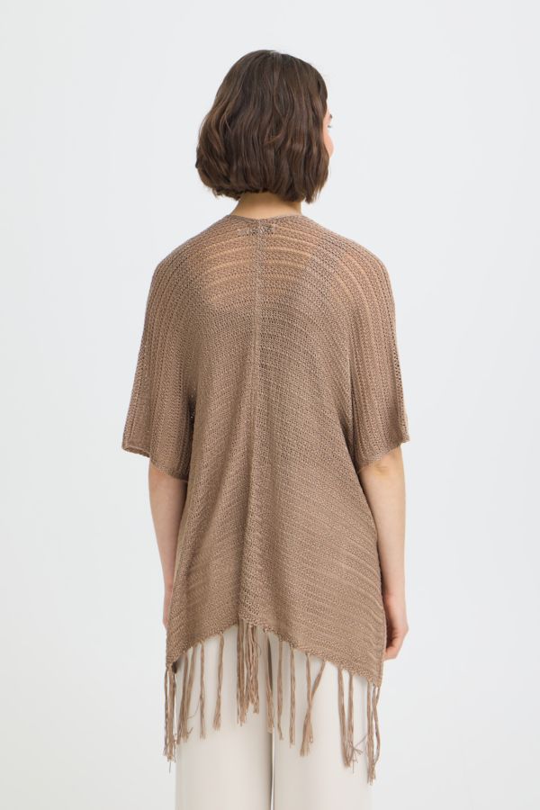 Poncho franges - 20617950 - Fransa