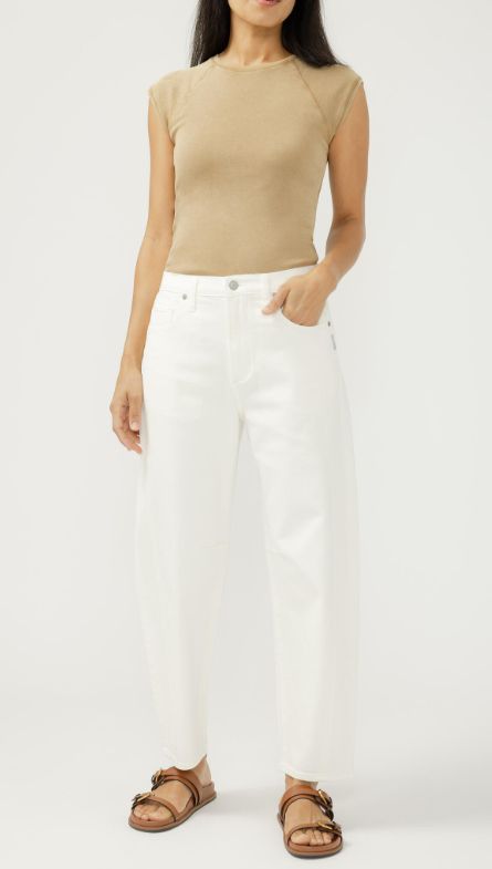 Jeans taille haute - L64265ADC662 - Silver Jeans