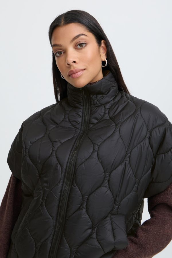 Veste sans manches reversible
