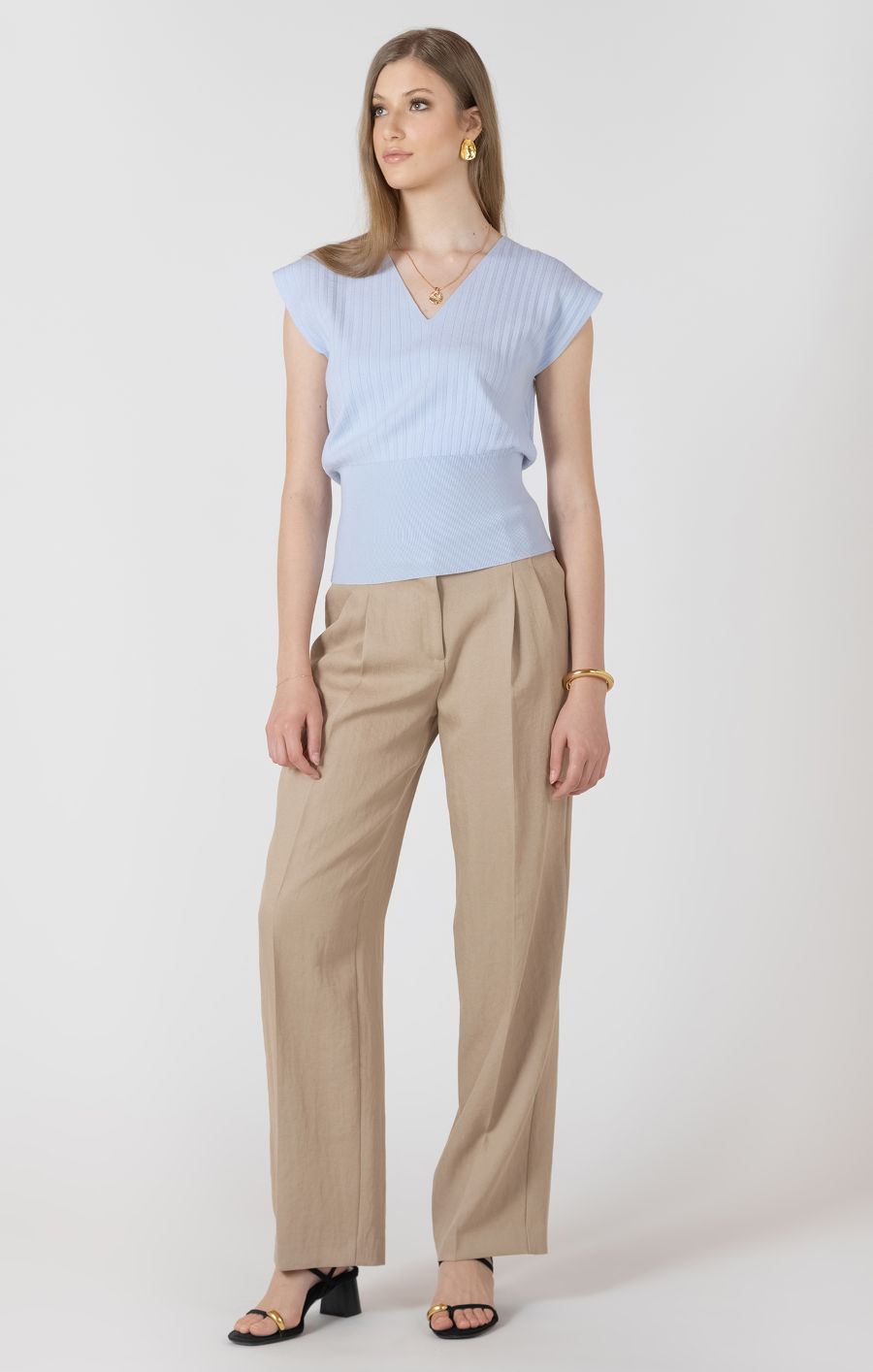 Camisole tricot bande bas - 2727002 T - Black Tape