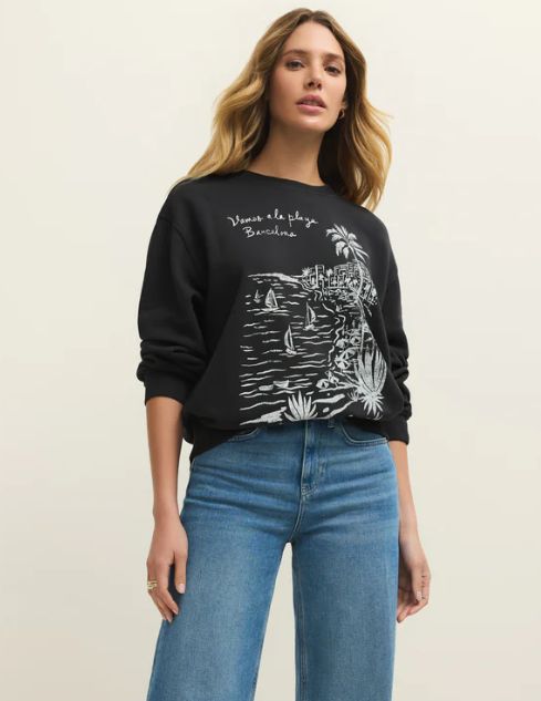 Chandail coton brossé la playa - GT261464 - Z Supply