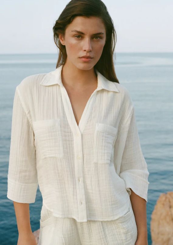 Blouse manches 3/4 - ZT261375 - Z Supply