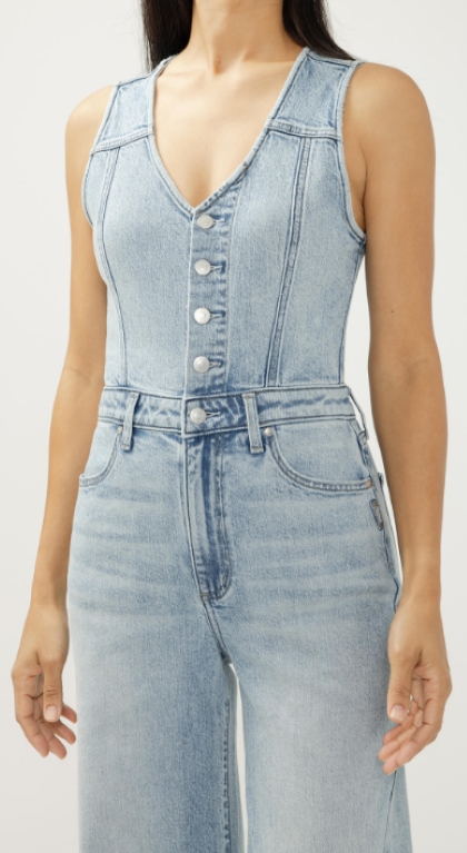 Jumpsuit jambe large - L70905HDR291 - Silver Jeans