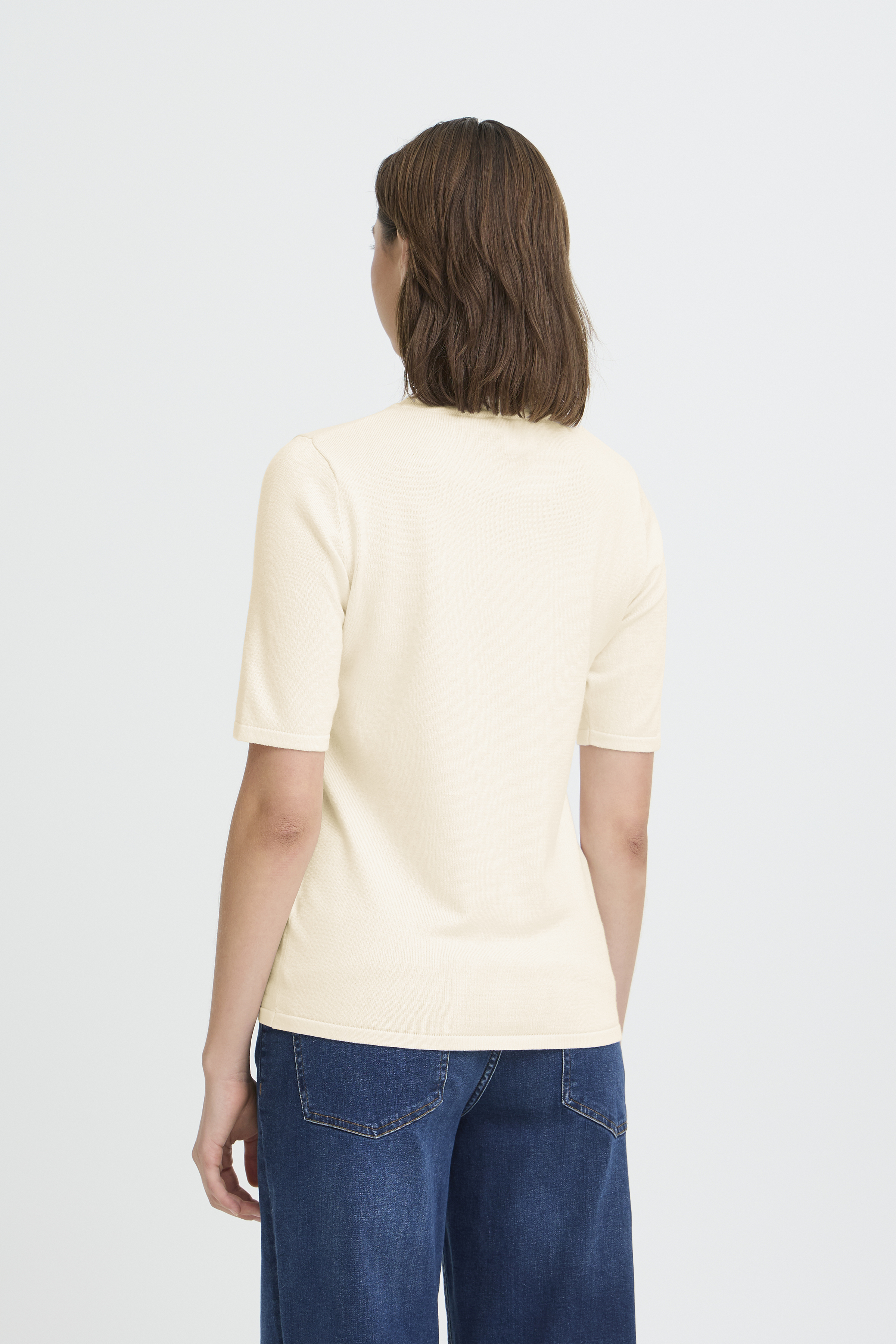 Chandail tricot essentiel manche courte - 20125816 - Ichi