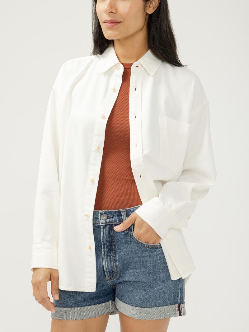 Chemise de plage décontractée - LS4302LCC677 - Silver Jeans