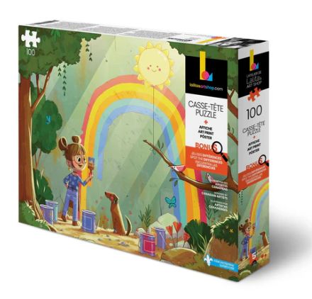 Casse-tête 100 morceaux - Painting rainbows - Lalita's art shop