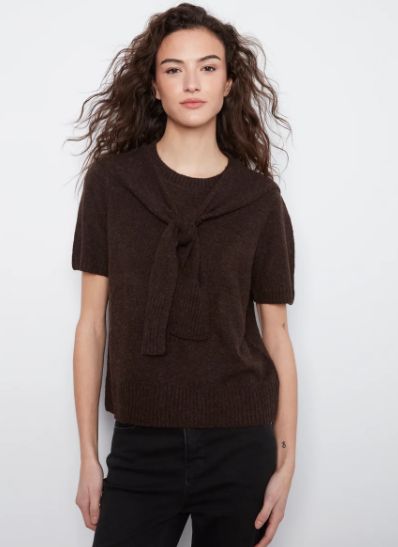 Chandail tricot manches courtes - C2069/690C - Charlie B