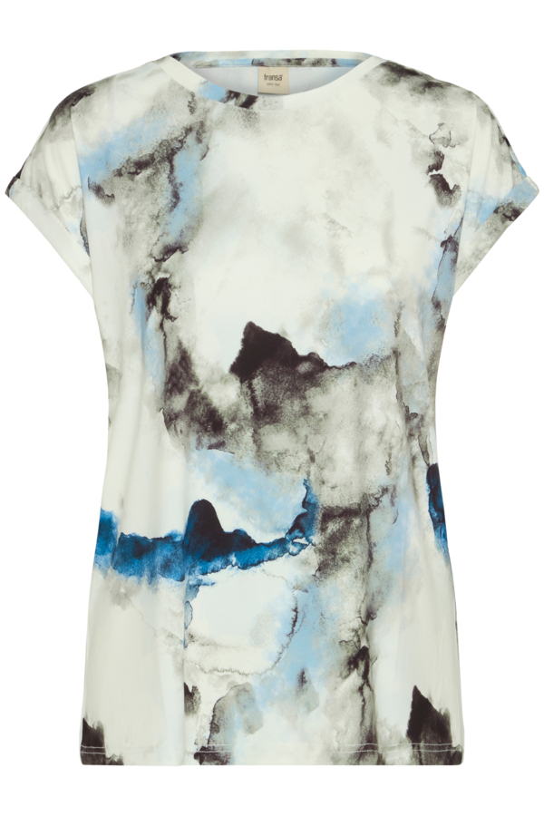 T-shirt col rond - 20610634 - Fransa