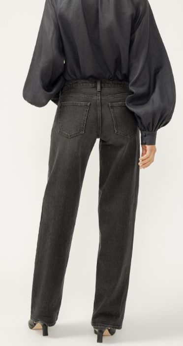 Jeans ample à taille basse