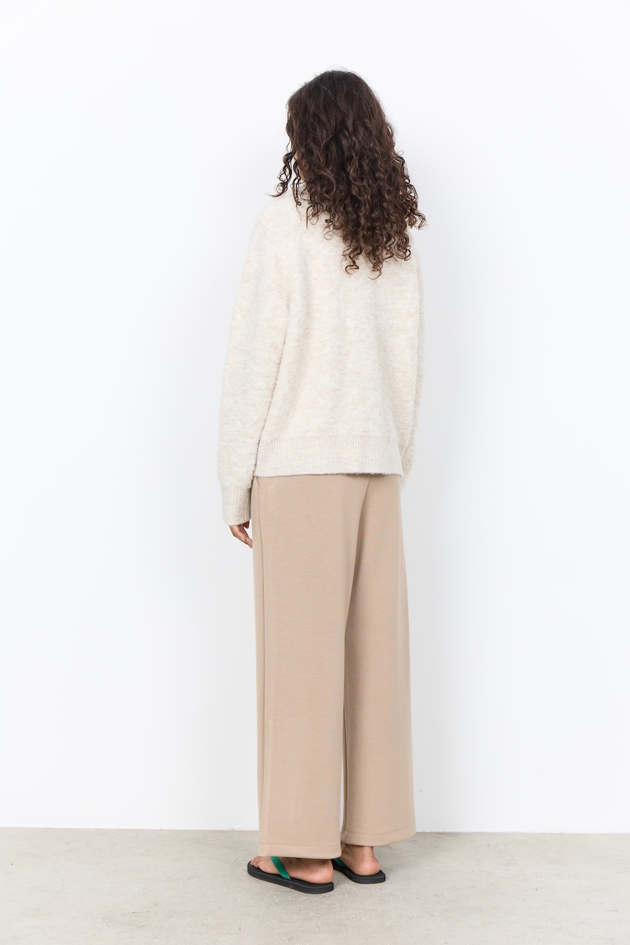 Cardigan laine bouclé